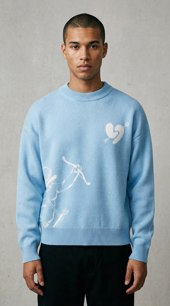 Pull Crown - Motifs Artistiques — la matière